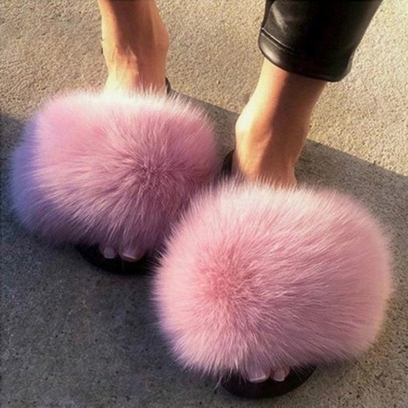 Plush Pink Slippers